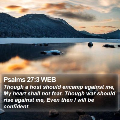 Psalms 27:3 WEB Bible Verse Image