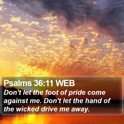 Psalms 36:11 WEB Bible Verse Image