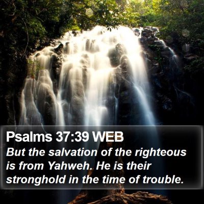 Psalms 37:39 WEB Bible Verse Image