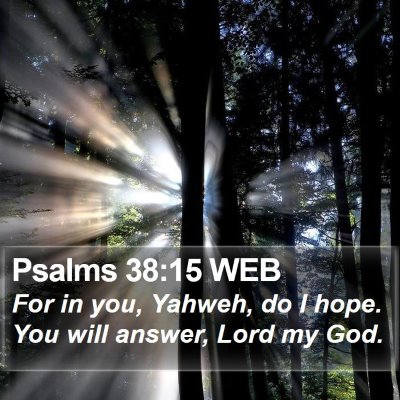 Psalms 38:15 WEB Bible Verse Image