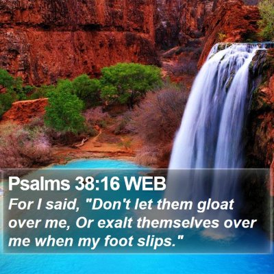 Psalms 38:16 WEB Bible Verse Image