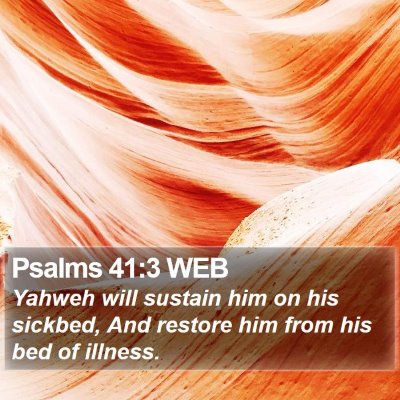 Psalms 41:3 WEB Bible Verse Image