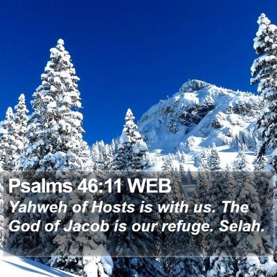 Psalms 46:11 WEB Bible Verse Image