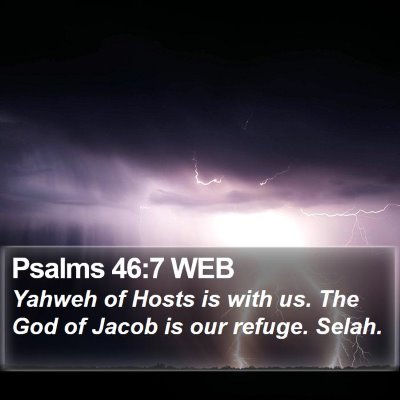 Psalms 46:7 WEB Bible Verse Image