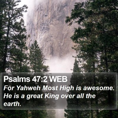 Psalms 47:2 WEB Bible Verse Image