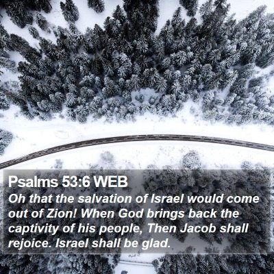 Psalms 53:6 WEB Bible Verse Image
