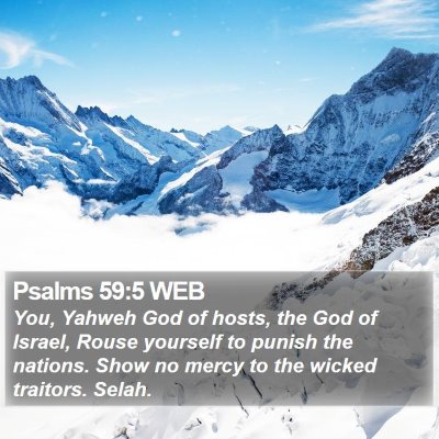 Psalms 59:5 WEB Bible Verse Image