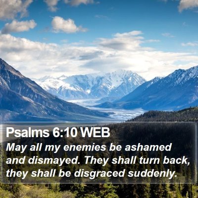 Psalms 6:10 WEB Bible Verse Image