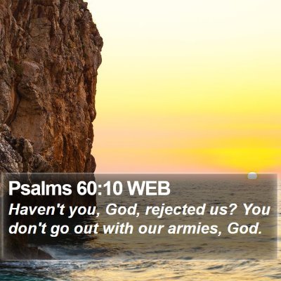 Psalms 60:10 WEB Bible Verse Image
