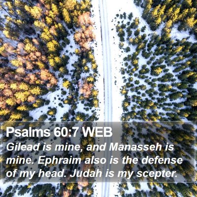 Psalms 60:7 WEB Bible Verse Image
