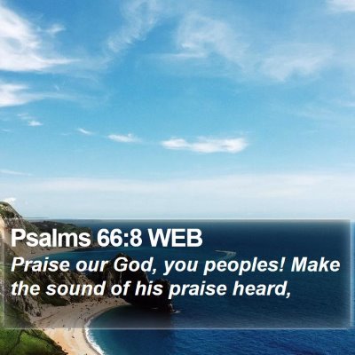 Psalms 66:8 WEB Bible Verse Image