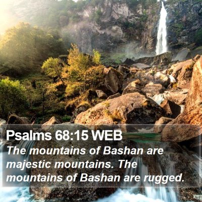 Psalms 68:15 WEB Bible Verse Image