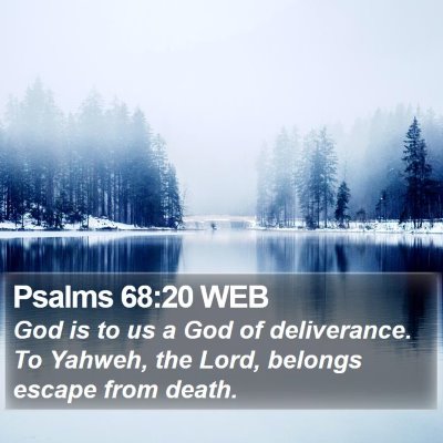 Psalms 68:20 WEB Bible Verse Image