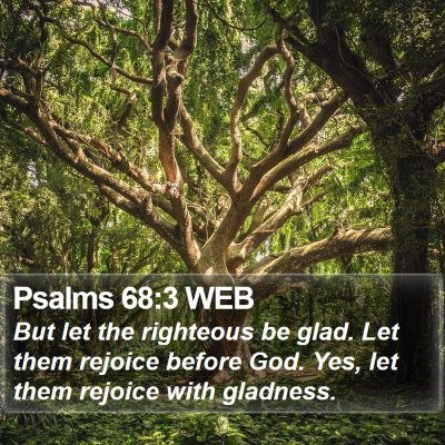 Psalms 68:3 WEB Bible Verse Image