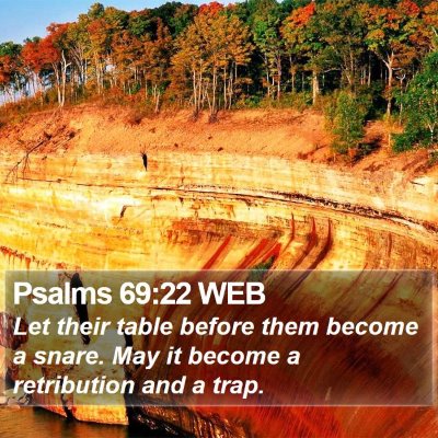 Psalms 69:22 WEB Bible Verse Image
