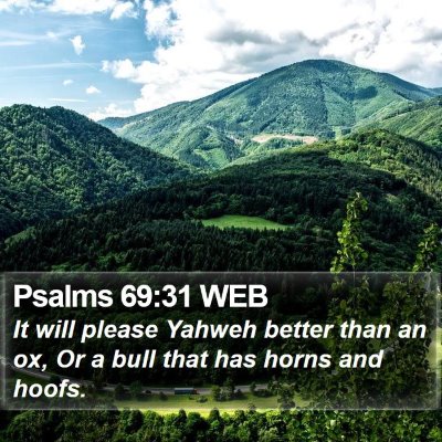 Psalms 69:31 WEB Bible Verse Image