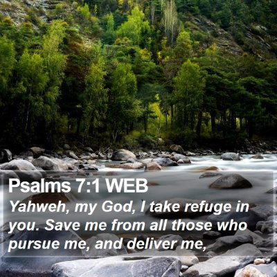 Psalms 7:1 WEB Bible Verse Image