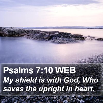 Psalms 7:10 WEB Bible Verse Image