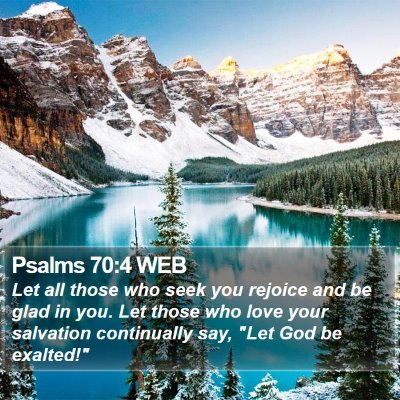 Psalms 70:4 WEB Bible Verse Image