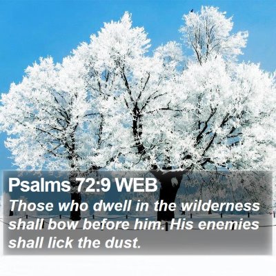 Psalms 72:9 WEB Bible Verse Image