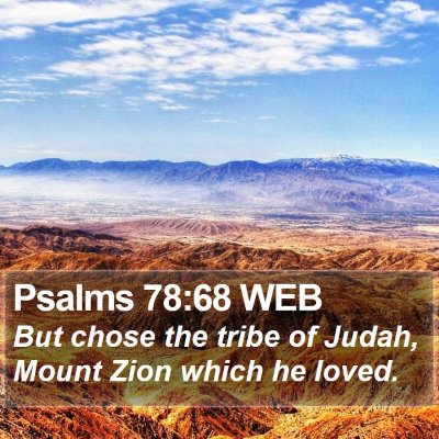 Psalms 78:68 WEB Bible Verse Image