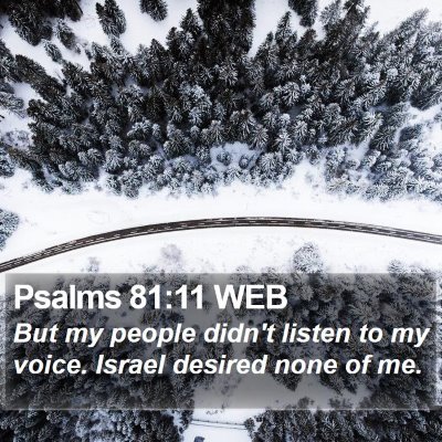 Psalms 81:11 WEB Bible Verse Image