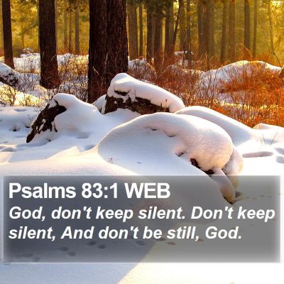 Psalms 83:1 WEB Bible Verse Image