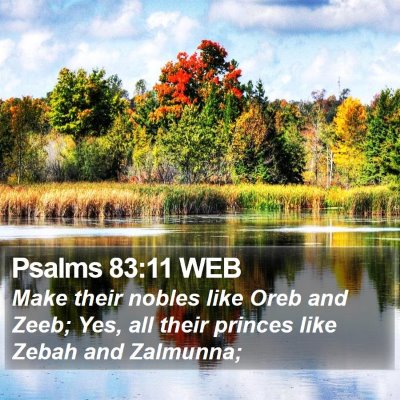 Psalms 83:11 WEB Bible Verse Image