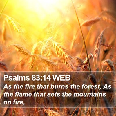 Psalms 83:14 WEB Bible Verse Image