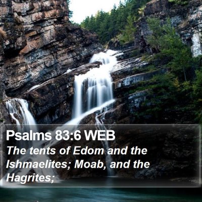 Psalms 83:6 WEB Bible Verse Image