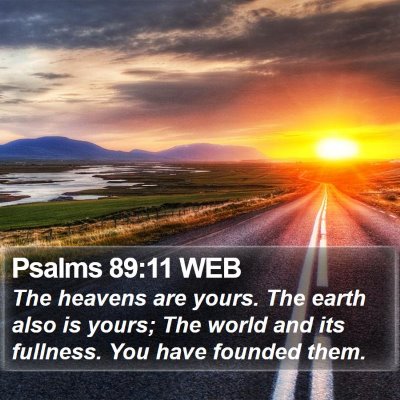 Psalms 89:11 WEB Bible Verse Image