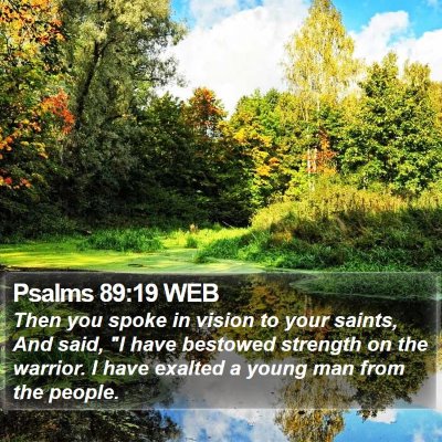 Psalms 89:19 WEB Bible Verse Image