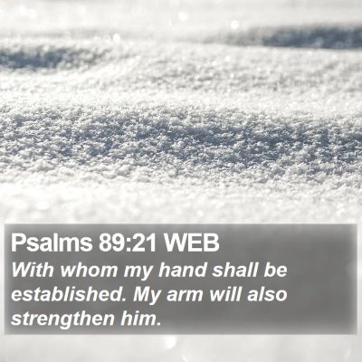 Psalms 89:21 WEB Bible Verse Image
