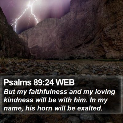 Psalms 89:24 WEB Bible Verse Image