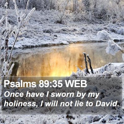 Psalms 89:35 WEB Bible Verse Image