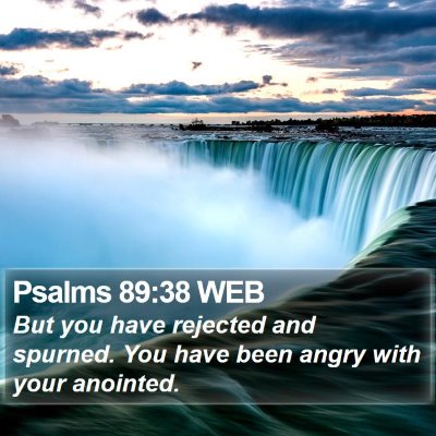 Psalms 89:38 WEB Bible Verse Image