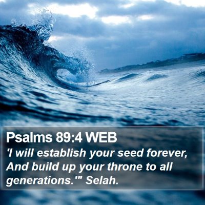Psalms 89:4 WEB Bible Verse Image