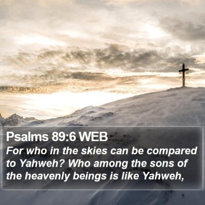 Psalms 89:6 WEB Bible Verse Image