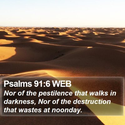 Psalms 91:6 WEB Bible Verse Image