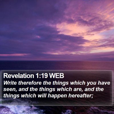 Revelation 1:19 WEB Bible Verse Image