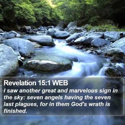 Revelation 15:1 WEB Bible Verse Image