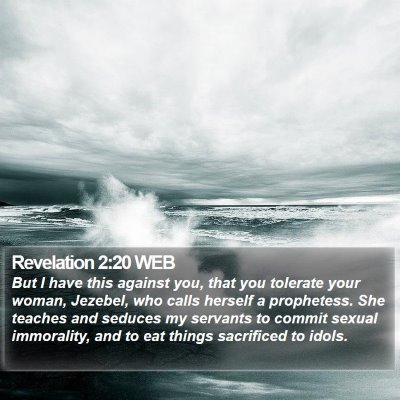 Revelation 2:20 WEB Bible Verse Image