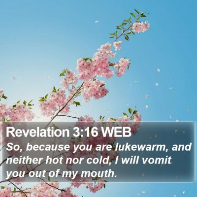 Revelation 3:16 WEB Bible Verse Image