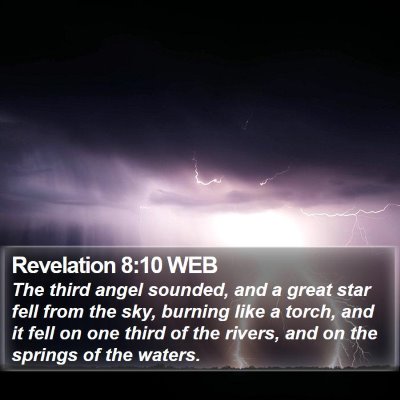 Revelation 8:10 WEB Bible Verse Image