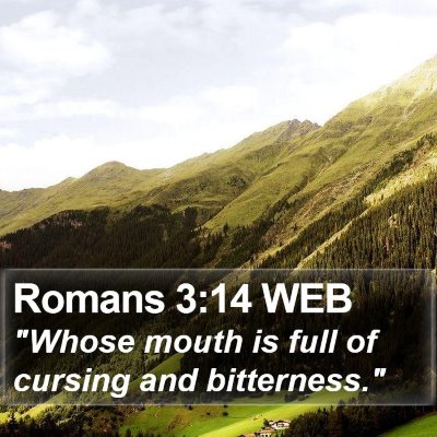 Romans 3:14 WEB Bible Verse Image