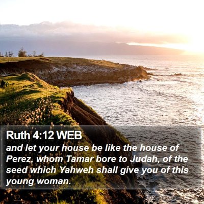 Ruth 4:12 WEB Bible Verse Image