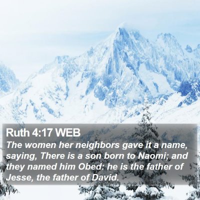 Ruth 4:17 WEB Bible Verse Image