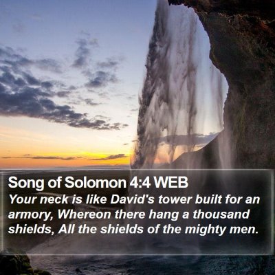 Song of Solomon 4:4 WEB Bible Verse Image