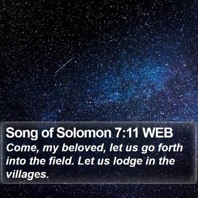 Song of Solomon 7:11 WEB Bible Verse Image