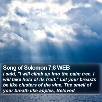 Song of Solomon 7:8 WEB Bible Verse Image
